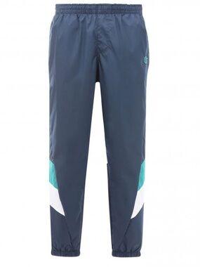 Vans Navy windbreaker Pants with Teal & White Panels